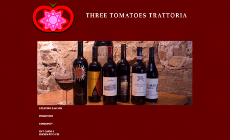 Three Tomatoes Trattoria Three Tomatoes Trattoria