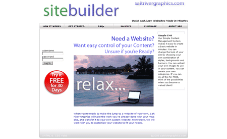 SiteBuilder - by saltrivergraphics.com SiteBuilder - by saltrivergraphics.com